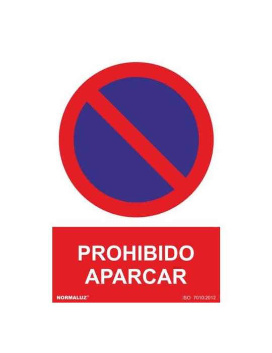 Señal Prohibido Aparcar [LOTE DE 20 Unidades] NORMALUZ