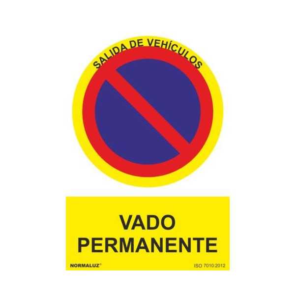 Señal Vado Permanente [LOTE DE 20 Unidades] NORMALUZ