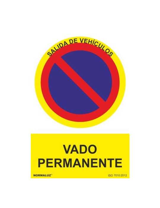 Señal Vado Permanente [LOTE DE 20 Unidades] NORMALUZ