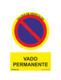 Señal Vado Permanente [LOTE DE 20 Unidades] NORMALUZ