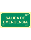 Cartel PVC Lumi. Salida Emergencia 160X320 A11406 [LOTE DE 6 Unidades] NORMALUZ