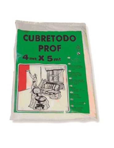 Plástico Cubretodo Pintar Profesional 4X5M 401001 [LOTE DE 18 Unidades] NOVARTIX