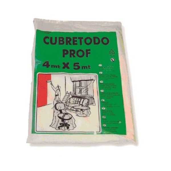 Plástico Cubretodo Pintar Profesional 4X5M 401001 [LOTE DE 18 Unidades] NOVARTIX