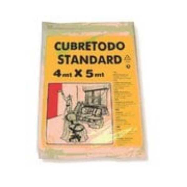 Plástico Cubretodo Pintar Estándar 4X5 m 401000 [LOTE DE 28 Unidades] NOVARTIX