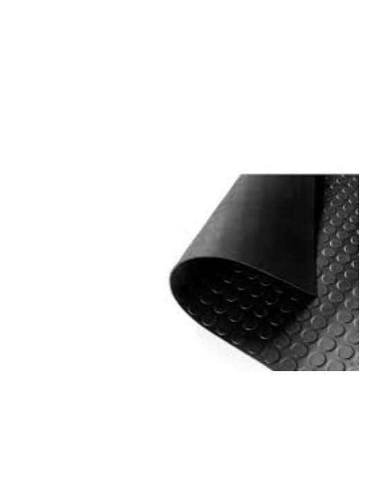Pavimento Circulos Negro Caucho 1,2X10M NOVARTIX