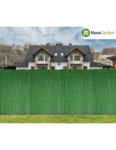 Cañizo PVC Doble Cara 14MM 1,5X3 m Premium Verde NOVARTIX