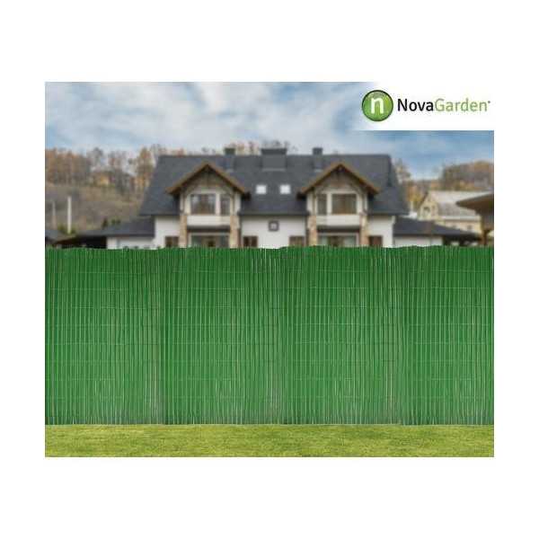 Cañizo PVC Doble Cara 14MM 1,5X3 m Premium Verde NOVARTIX