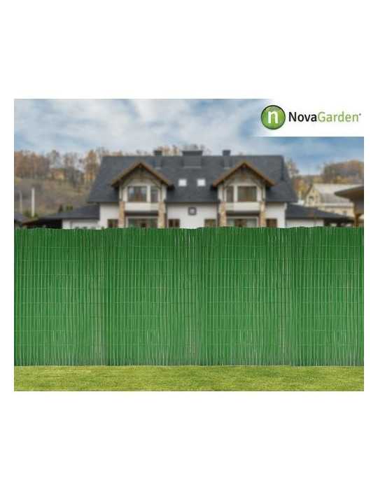 Cañizo PVC Doble Cara 14MM 1,5X3 m Premium Verde NOVARTIX