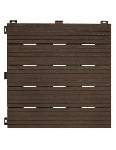 Loseta Imitacion Madera 45 X 45 cm Marrón [LOTE DE 2 Unidades] NOVARTIX