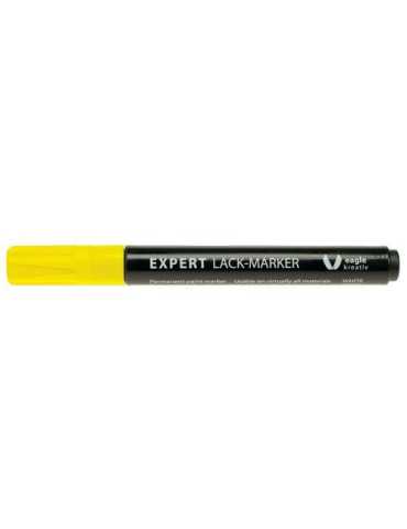 Marcador de Pintura Permanente Laca - Amarillo [LOTE DE 8 Unidades] NOVATOOLS