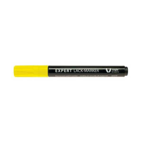 Marcador de Pintura Permanente Laca - Amarillo [LOTE DE 8 Unidades] NOVATOOLS