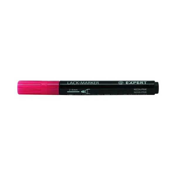 Marcador de Pintura Permanente Laca - Rosa Neon [LOTE DE 8 Unidades] NOVATOOLS