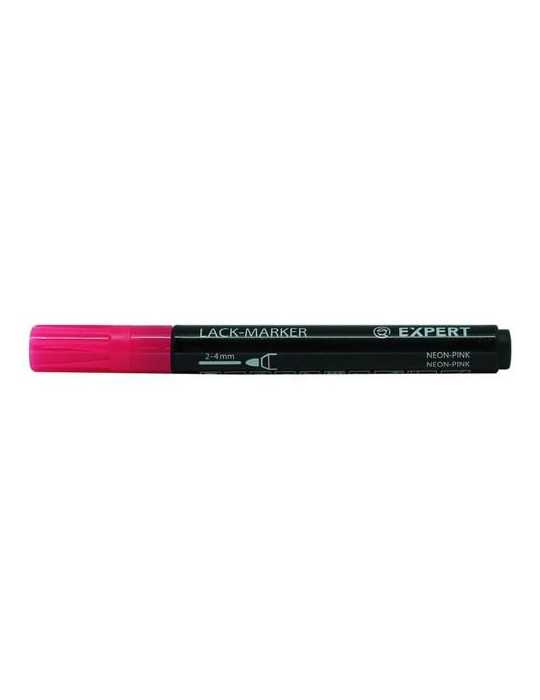 Marcador de Pintura Permanente Laca - Rosa Neon [LOTE DE 8 Unidades] NOVATOOLS