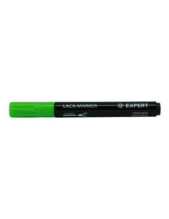 Marcador de Pintura Permanente Laca - Verde Neon [LOTE DE 8 Unidades] NOVATOOLS