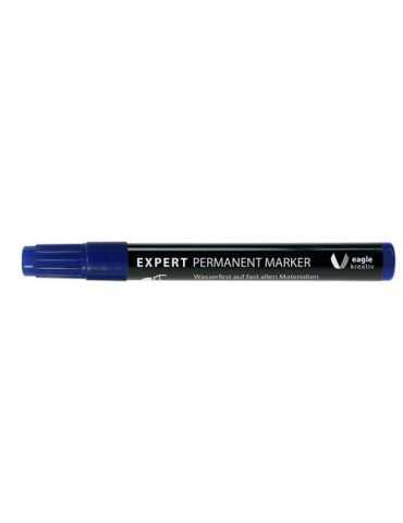 Marcador Permantente Punta Redonda 1,5-3MM Azul [LOTE DE 22 Unidades] NOVATOOLS