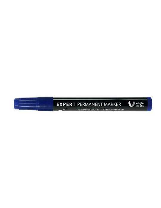 Marcador Permantente Punta Redonda 1,5-3MM Azul [LOTE DE 22 Unidades] NOVATOOLS