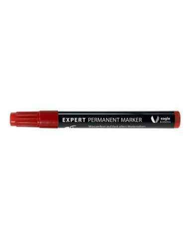 Marcador Permantente Punta Redonda 1,5-3MM Rojo [LOTE DE 22 Unidades] NOVATOOLS