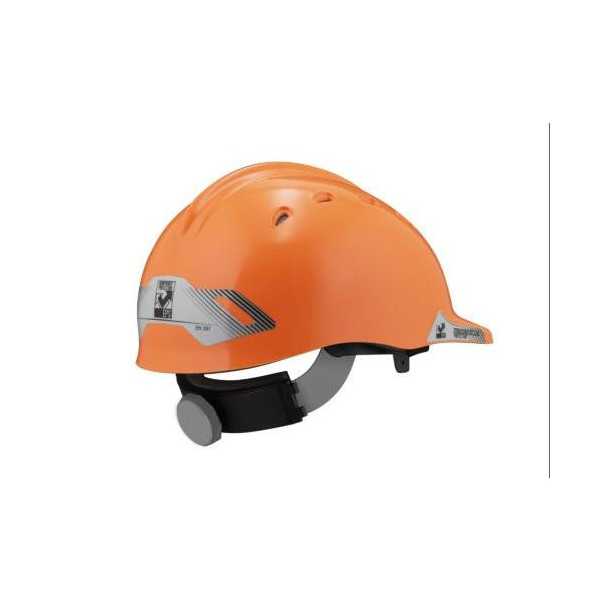 Casco Obra Alta Seguridad Naranja CT-1 Reflec [LOTE DE 2 Unidades] NZI