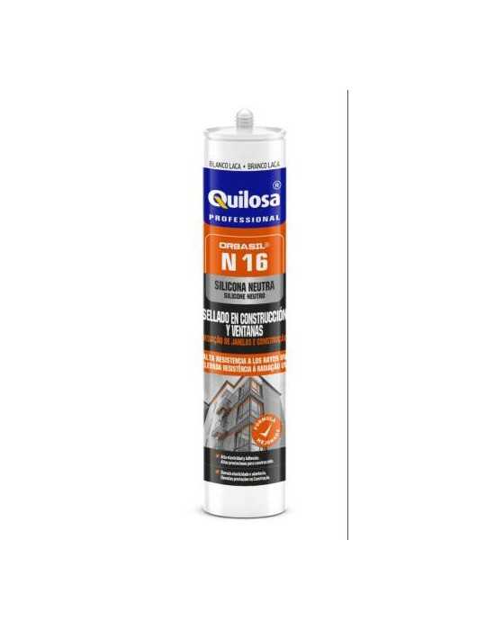 Silicona N16 Neutra 300 ml Translucido [LOTE DE 8 Unidades] ORBASIL