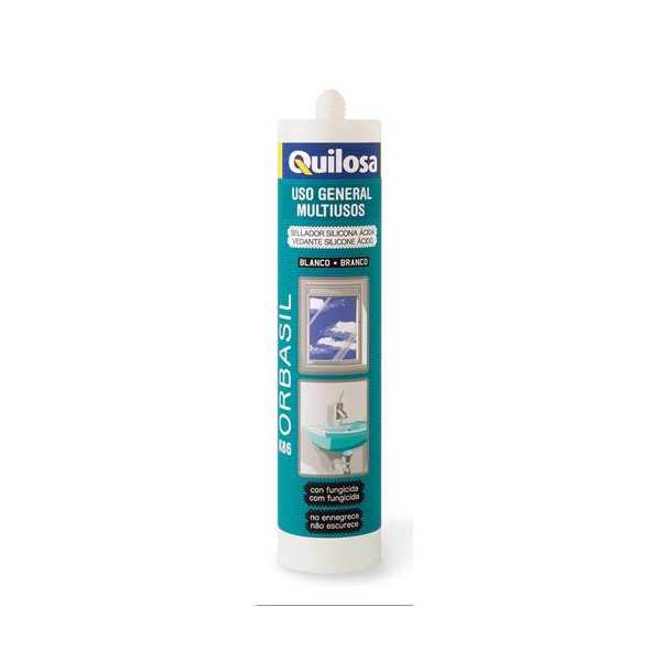 Silicona K86/300 ml Gris [LOTE DE 8 Unidades] ORBASIL