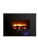Chimenea Eléctrica Fuego Real 1800W Cm 8000 Negra ORBEGOZO