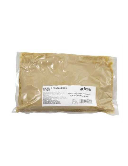 Masilla para Fontanero 800GR Envasado al Vacio [LOTE DE 6 Unidades] ORFESA