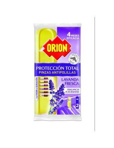 Pinza Antipolillas Lavanda 2 Unidades 31542 [LOTE DE 8 Unidades] ORION