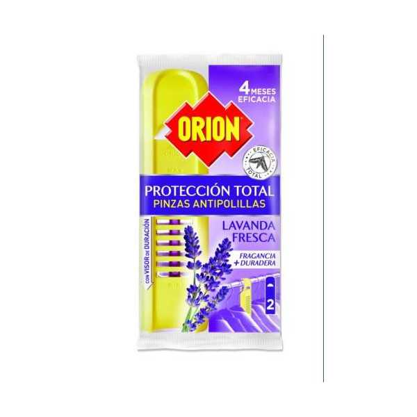 Pinza Antipolillas Lavanda 2 Unidades 31542 [LOTE DE 8 Unidades] ORION