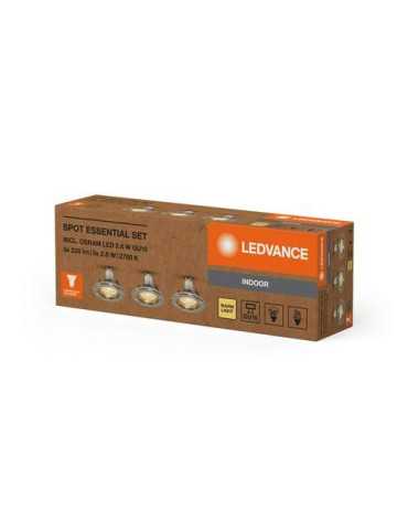 Foco Spot Essential Niquel 2.6W GU10 BL-3 [LOTE DE 2 Unidades] OSRAM