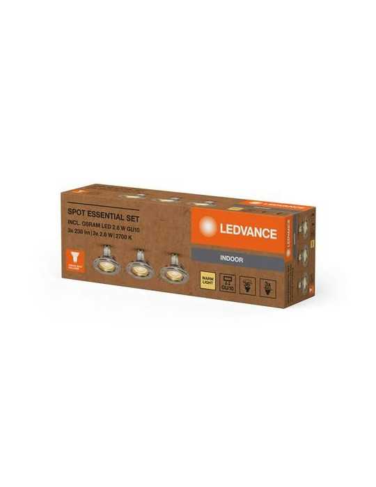 Foco Spot Essential Niquel 2.6W GU10 BL-3 [LOTE DE 2 Unidades] OSRAM