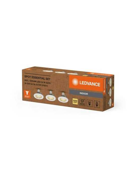 Foco Spot Essential Blanco 2.6W GU10 BL-3 [LOTE DE 2 Unidades] OSRAM