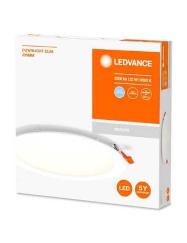 Foco Downlight Slim 225MM 22W 6500K 230V Blanco [LOTE DE 4 Unidades] OSRAM