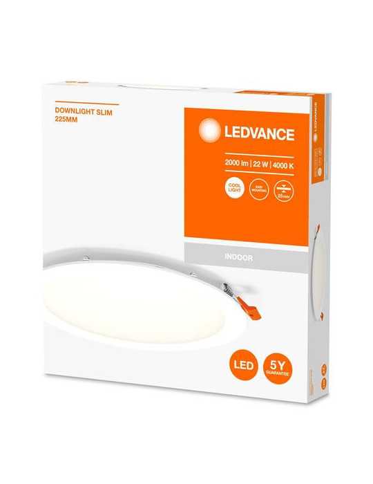 Foco Downlight Slim 225MM 22W 4000K 230V Blanco [LOTE DE 4 Unidades] OSRAM