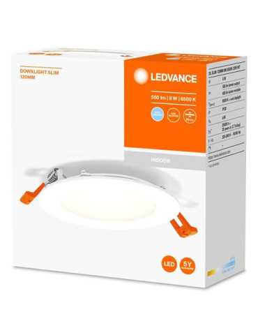 Foco Downlight Slim 120MM 8W 6500K 230V Blanco [LOTE DE 4 Unidades] OSRAM