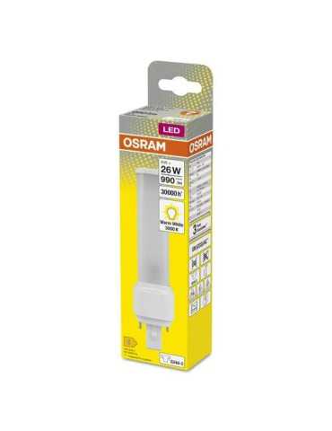 Lámpara LED Dulux D26 Em 9W 830 G24D-3 Cálida [LOTE DE 4 Unidades] OSRAM