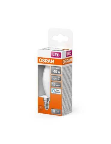 Bombilla LED Vela 4.9W/865 E14 Fria [LOTE DE 16 Unidades] OSRAM