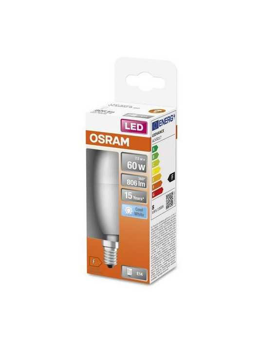 Bombilla LED Vela 7W/840 E14 Neutra [LOTE DE 10 Unidades] OSRAM