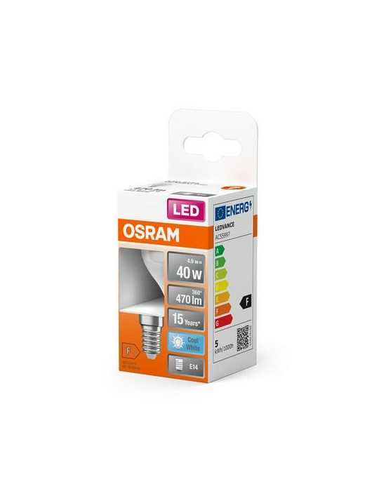 Bombilla LED Esférica 4.9W/840 E14 Neutra [LOTE DE 16 Unidades] OSRAM
