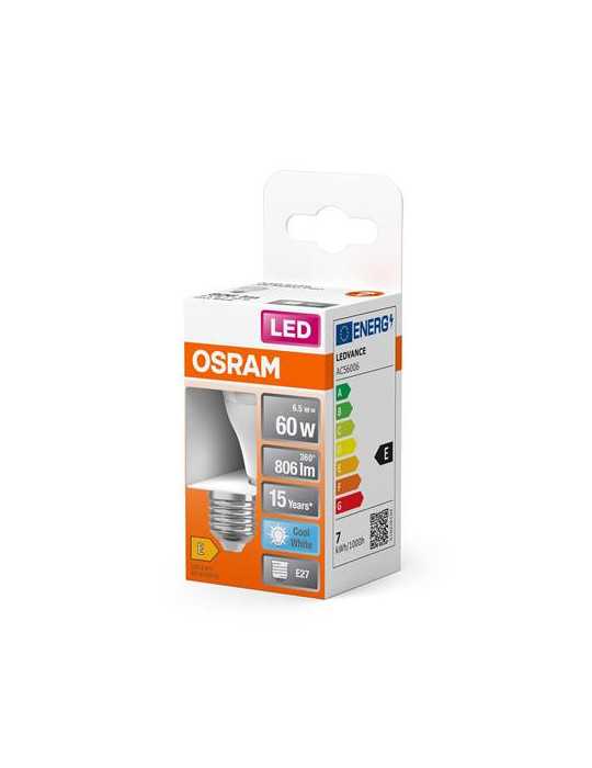 Bombilla LED Esférica 7W/840 E27 Neutra [LOTE DE 10 Unidades] OSRAM
