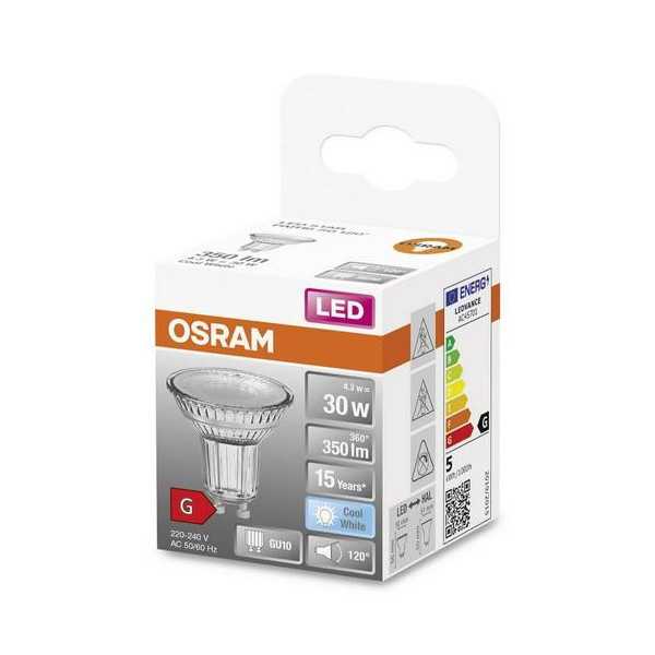Dicroica LED Star Spot 4,3W/840 GU10 Neutra [LOTE DE 12 Unidades] OSRAM