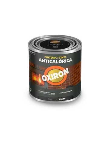 Pintura Anticalorica Negra 0,25L [LOTE DE 2 Unidades] OXIRON
