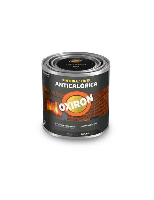 Pintura Anticalorica Negra 0,25L [LOTE DE 2 Unidades] OXIRON