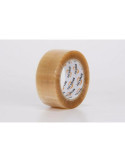 Cinta Embalaje PP Solvente Transparente 48MMX126M [LOTE DE 12 Unidades] PACKPLUS
