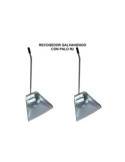 Recogedor Metálico Galvanizado con Palo R2 [LOTE DE 6 Unidades] PAMEX