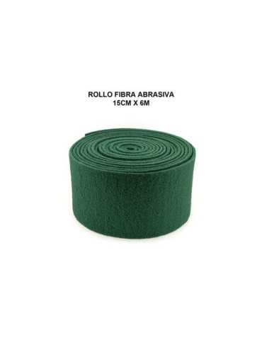 Rollo Fibra Abrasiva Verde 15CM X 6M Estropajo [LOTE DE 4 Unidades] PAMEX