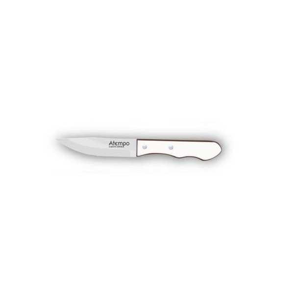 Cuchillo para Churrasco Mango Blanco 125-13 [LOTE DE 4 Unidades] KITCHEN BRANDS
