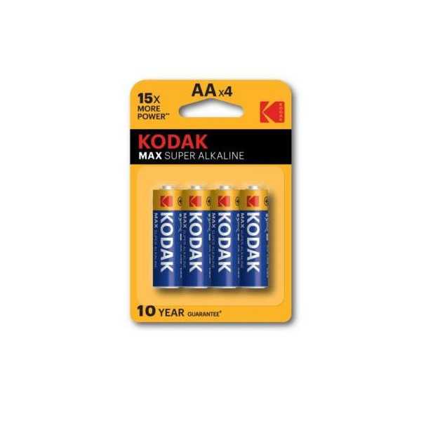 Pila Alcalina Max Aa LR6 (BL-4) 30952867 [LOTE DE 26 Unidades] KODAK