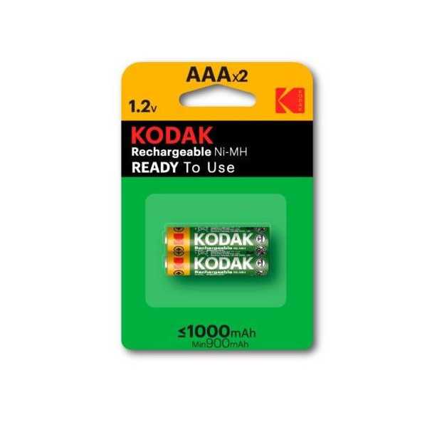 Pila Recargable Ni-MH Aaa LR3 (BL.-2) [LOTE DE 10 Unidades] KODAK