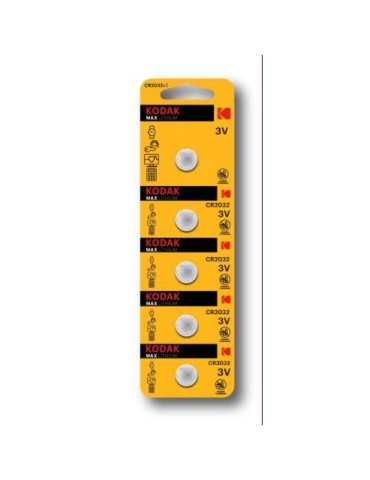 Pila Botón Litio Ultra 2032 3V (BL-5) 30411579 [LOTE DE 18 Unidades] KODAK