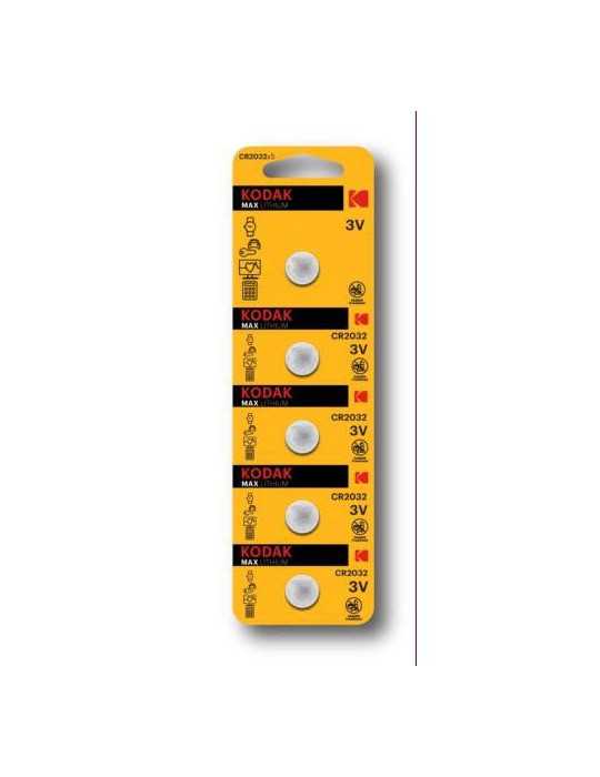 Pila Botón Litio Ultra 2032 3V (BL-5) 30411579 [LOTE DE 18 Unidades] KODAK